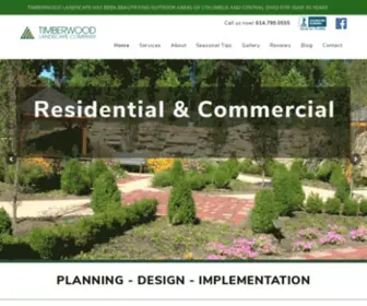 Timberwoodlandscape.net(Timberwood Landscape Company) Screenshot