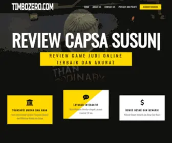Timbozero.com(TimboZero Vaping) Screenshot