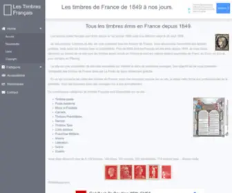 Timbres-Francais.net(Timbres français) Screenshot