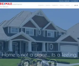 Timbrown.com(RE/MAX of Michigan) Screenshot