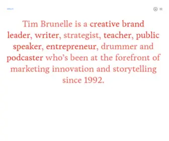 Timbrunelle.com(Tim Brunelle) Screenshot