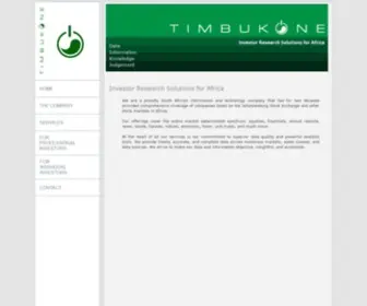 Timbukone.com(JSE) Screenshot