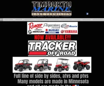 Timbuktumarine.com(Lake Vermilion Boat Sales) Screenshot