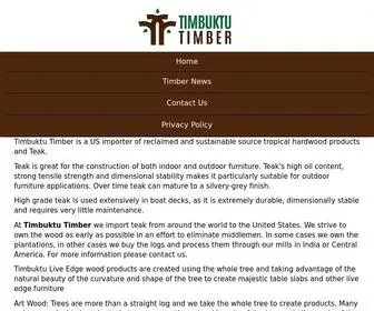 Timbuktutimber.com(Timbuktutimber) Screenshot