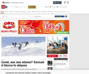 Timcal.com(Il portale del Ticino) Screenshot