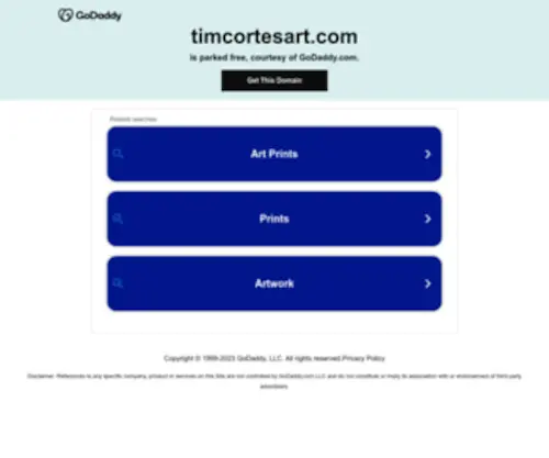 Timcortesart.com(Tim Cortes Studio) Screenshot