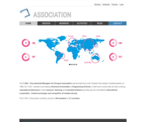 Time-Association.org(Top Industrial Managers for Europe) Screenshot