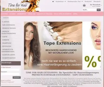 Time-FOR-Hair-Extensions.de(Time for Hair Extensions) Screenshot