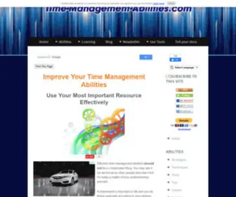 Time-Management-Abilities.com(Time Management Abilities) Screenshot