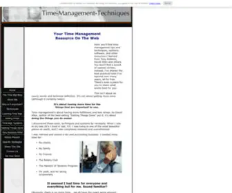 Time-Management-Techniques.com(Time Management) Screenshot