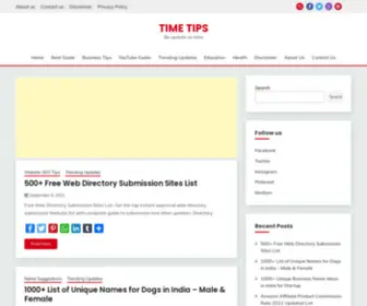 Time-Tips.com(Time tips) Screenshot