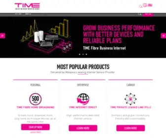 Time.com.my(Telco Solutions for Homes & Businesses) Screenshot