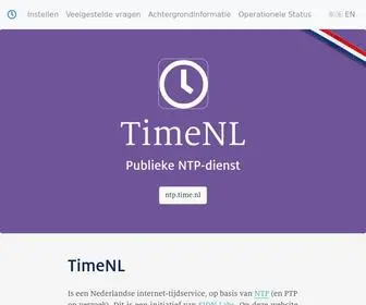 Time.nl(TimeNL Publieke NTP) Screenshot