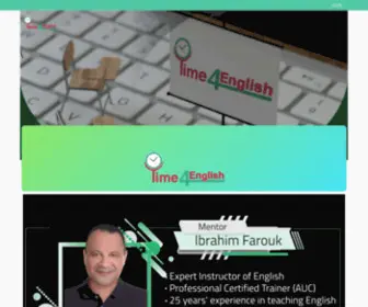 Time4English-Edu.org(Ibrahim Farouk) Screenshot