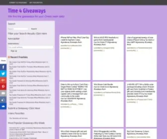 Time4Giveaways.com(Check back daily) Screenshot