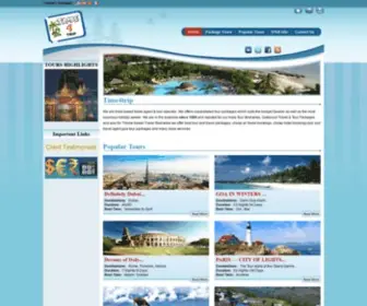 Time4Trip.in(Packages tour and travel agency new delhi) Screenshot