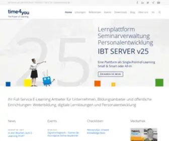Time4You.de(E-Learning, Personalentwicklung und Weiterbildung) Screenshot