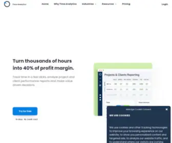 Timeanalyticssoftware.com(Time Analytics) Screenshot