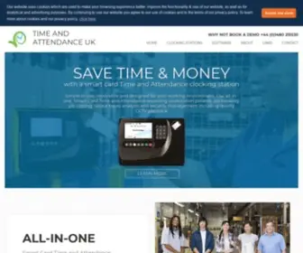 Timeandattendance-UK.co.uk(Time and Attendance UK) Screenshot