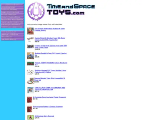 Timeandspacetoys.com(Time & Space Toys) Screenshot