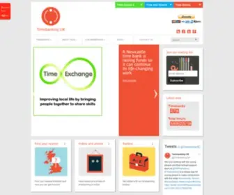 Timebanking.org(The Timebanking UK website) Screenshot