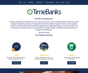 Timebanks.org(TimeBanks USA) Screenshot