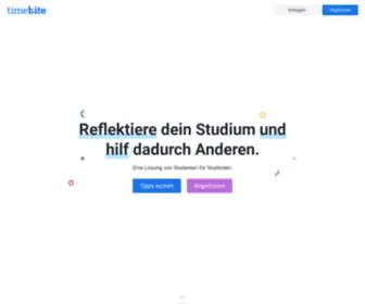 Timebite.at(Tipps für einfachere Prüfungsvorbereitung) Screenshot