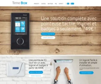 Timebox.fr(Découvrez nos badgeuses/pointeuses dédiées à la gestion des temps en entreprises) Screenshot