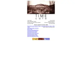 Timecafenyc.com(Time Cafe New York City) Screenshot