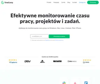 Timecamp.pl(Program do monitorowania pracy przy komputerze) Screenshot