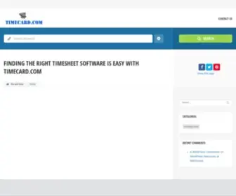 Timecard.com(Timecard) Screenshot