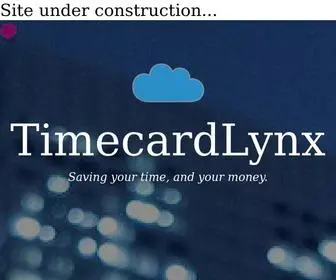 Timecardlynx.com(Online Time Collection at TimecardLynx) Screenshot