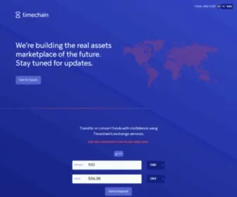 Timechain.com(timechain) Screenshot