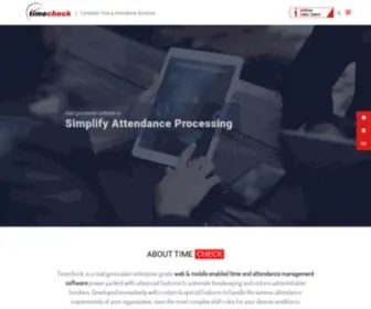 Timechecksoftware.com(TimeCheck) Screenshot
