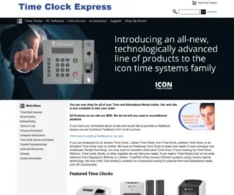 Timeclockexpress.com(Time Clock Express) Screenshot