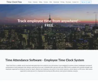 Timeclockfree.com(Best Time Tracking Software) Screenshot