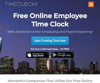 Timeclockhub.com(Free Online Employee Time Clock & Payroll Reporting) Screenshot