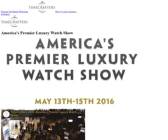 Timecrafters.com(Luxury Watch Show) Screenshot