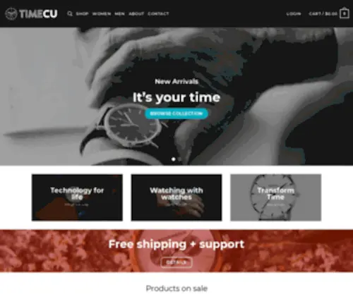 Timecu.com(Buy Watch Online) Screenshot