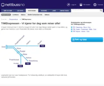 Timeekspressen.no(Timeekspressen) Screenshot