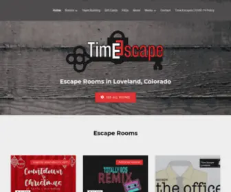 Timeescapeloveland.com(Time Escape) Screenshot