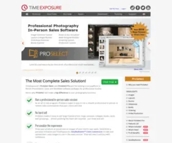 Timeexposure.com(In-person sales software for professional photographers. All-in-one) Screenshot
