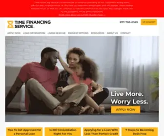 Timefinancing.com(Time Financing Service) Screenshot