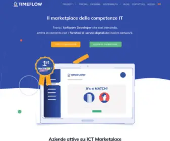 Timeflow.it(Trova e ingaggia Developer esperti e qualificati) Screenshot