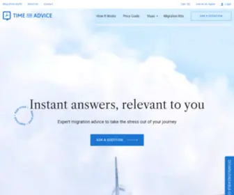 Timeforadvice.com(Time for Advice) Screenshot