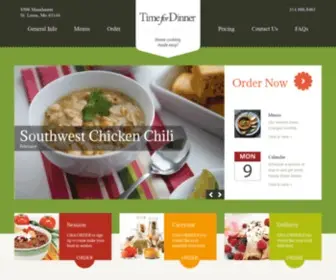 Timefordinner.com(Time For Dinner) Screenshot