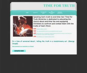 Timefortruth.org(Timefortruth) Screenshot