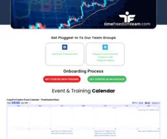 Timefreedomteam.info(CopyProTraders 5) Screenshot