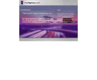 Timehighway.com(A scheduling software application for workforce management) Screenshot