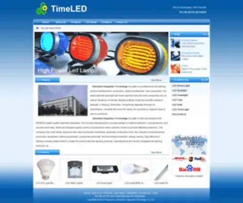 Timeled.com(Led lights) Screenshot